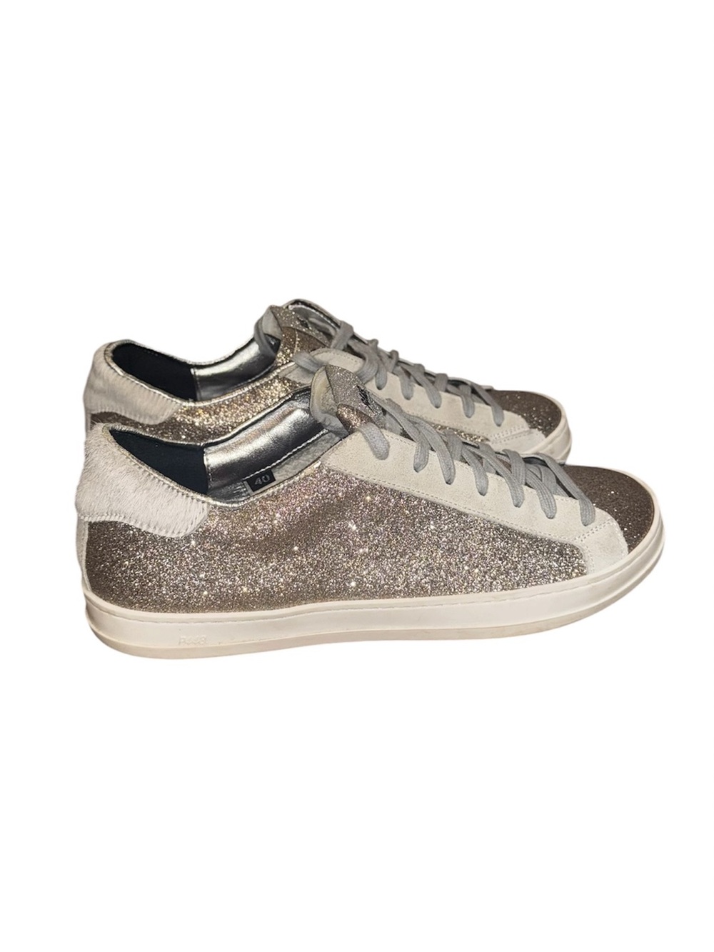P448 Women’s John Glitter Yeti Low-Top - Picture 3 of 7